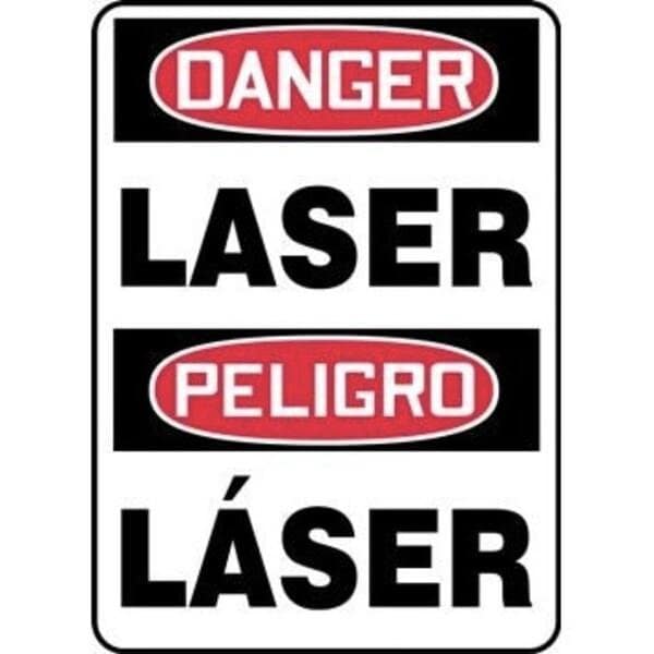 Accuform BILINGUAL Safety Sign 20 in x 14 in SBMRAD026VP - main